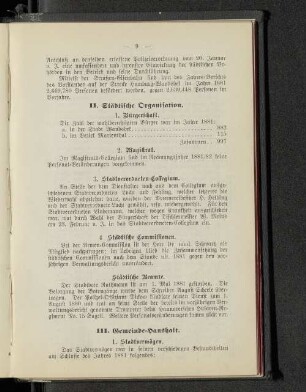 III. Gemeinde-Haushalt.