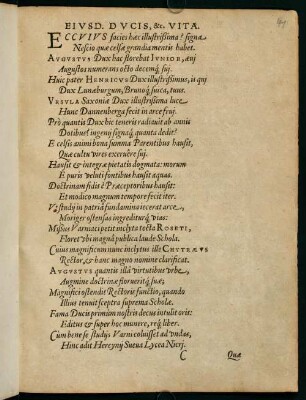 Eiusd. Ducis, &c. Vita