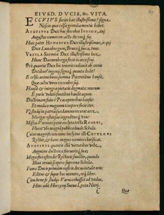 Eiusd. Ducis, &c. Vita