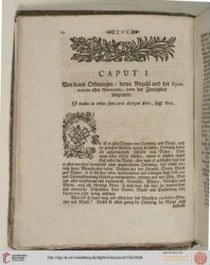 Caput I-XXII