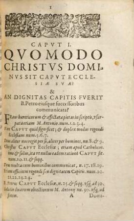 Catholica Hierarchiae Ecclesiasticae Assertio : In Qva B. Petri Et Romane Sedis Primatvs, Contra Heresin Et Schisma M. Antonij Spalat: quondam Archiep. ex Scriptura, SS. PP. & Concilijs defenditur ...