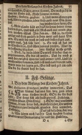 I. Bey dem Anfange des Kirchen-Jahres.