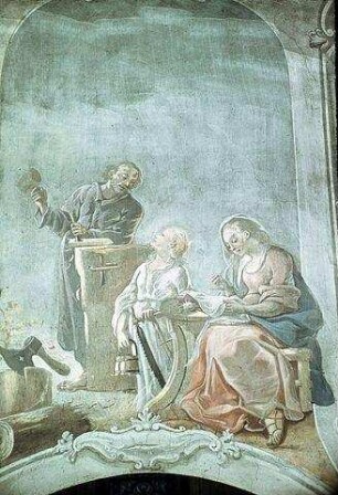 Die Heilige Familie in Josephs Werkstatt