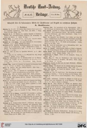 Beilage zu Nr.46,47