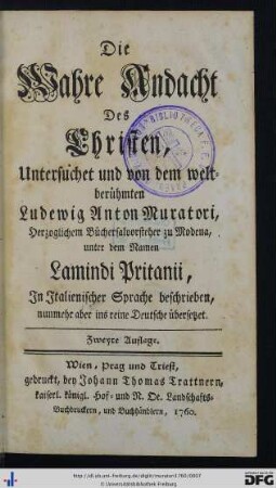 Die Wahre Andacht Des Christen