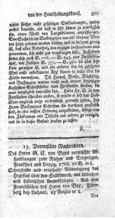Vermischte Abhandlungen zum Nutzen und Vergnügen.