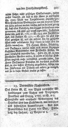 Vermischte Abhandlungen zum Nutzen und Vergnügen.