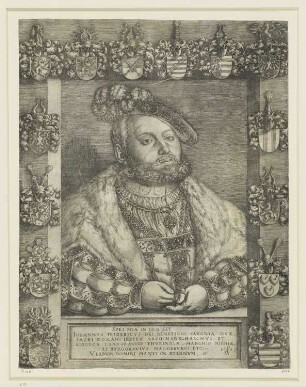 Bildnis Johann Friedrich Kurfürst von Sachsen