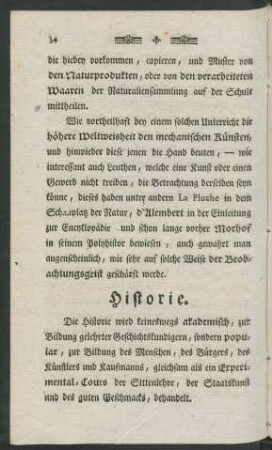 Historie