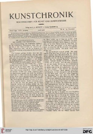 Heft 6 (23. November 1906)