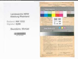 Entnazifizierung Michael Beurskens , geb. 26.06.1904 (Polizeibeamter)
