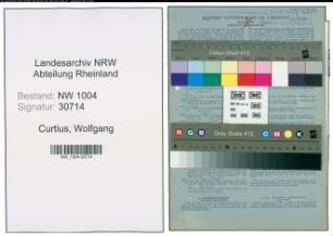 Entnazifizierung Wolfgang Curtius , geb. 31.05.1910 (Kaufmann)