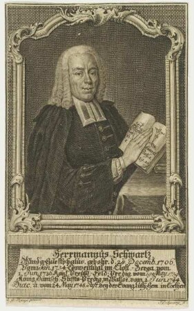 Bildnis des Herrmannus Schwartz