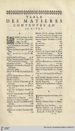 Table des matieres contenues en ce livre