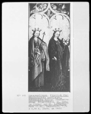 Zwei Altarflügel — Ursula und Katharina