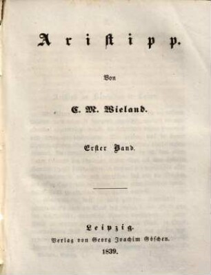Aristipp, 1
