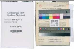 Entnazifizierung Ernst Funke , geb. 27.06.1908 (Nachtwaechter)