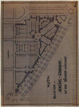 Grundstück Südwestkirchhof Teilansicht