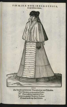 Foemina Norimbergensis, in quotidiano habitu.