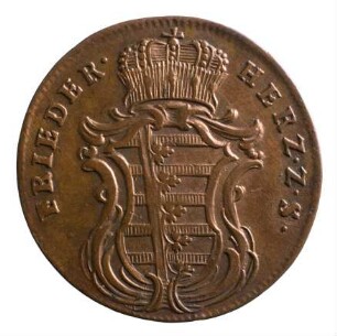 Münze, 1 1/2 Pfennig, 1753