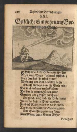 XXI. Geistliche Einwohnung Gottes in der Seele.