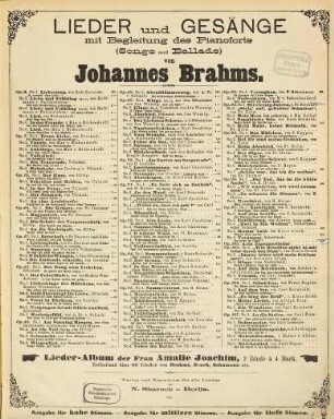 Fünf Lieder : für tiefe Stimme ; op. 94