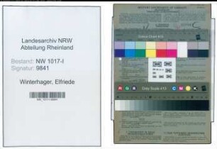 Entnazifizierung Elfriede Winterhager , geb. 24.07.1904 (Kontoristin)