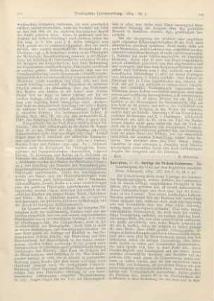 122-123 [Rezension] Spurgeon, C. H., Vorträge bei Pastoral-Conferenzen
