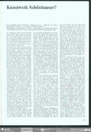 Kunstwerk Schönhauser? : Innerstädtische Rekonstruktion: Beispiel Prenzlauer Berg