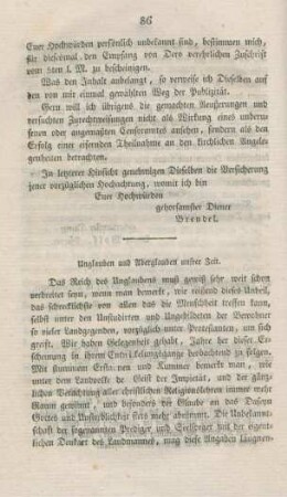 86-91 Unglauben und Aberglauben unsrer Zeit