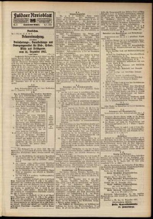 Zweite Ausgabe vom Samstag, den 08. Januar 1916.