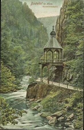 Bodetal im Harz. Kronentempel.