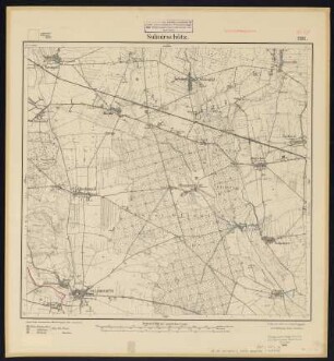 Messtischblatt [4371] = 2493 : Sulmirschütz, heute Sulmierzyce, Polen, 1911 : Messtischblatt [4371] = 2493 : Sulmirschütz. - Aufn. 1886, hrsg. 1887, bericht. 1911. - [Berlin] : Reichsamt für Landesaufnahme, 1911. - 1 Kt. : zweifarbig. - Ohne Gitternetz. - Ohne Planzeiger. - Ohne Zeichenerklärung