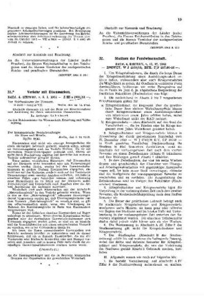 Studium der Forstwissenschaft : [Amtliche Erlasse] ; [Amtlicher Teil]