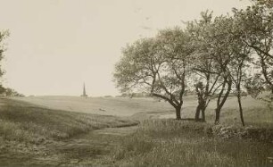 Wechselburg-Göhren. Ortsteilansicht vom Muldental aus
