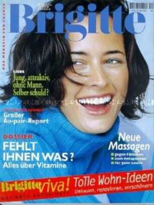 Frauenzeitschrift "Brigitte" (Zeitungskiosk 1998)
