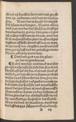 Des sondages van der glorien des ewigen levens.