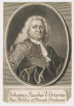 Bildnis des Johannes Jacobus Vitriarius