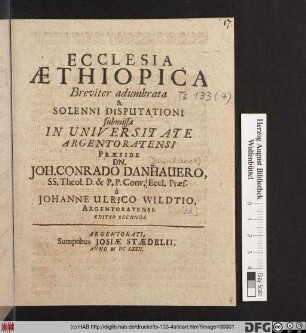 Ecclesia Aethiopica