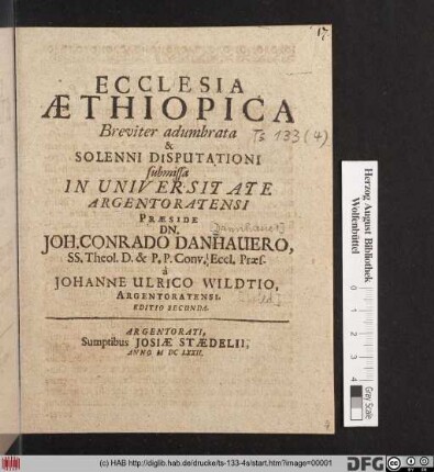 Ecclesia Aethiopica