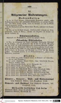 XI. Allgemeine Andeutungen.