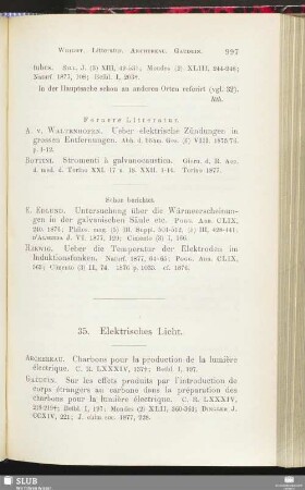 35. Elektrisches Licht