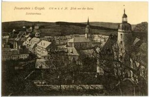Frauenstein. Blick auf Frauenstein von der Ruine