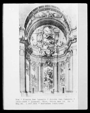 Sant'Ignazio in Rom: Chor