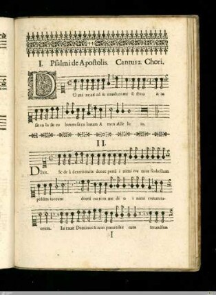 Psalmi de Apostolis in secundis Vesperis.