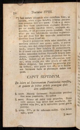 50-57, Caput Septimum. De dolore ad Sacramentum Poenitentiae requisito, ...