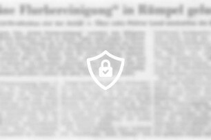 "Kleine Flurbereinigung" in Rümpel gelungen