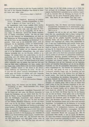 442-443 [Rezension] Honigsheim, Paul, Die Staats- und Sozial-Lehren der französischen Jansenisten im 17. Jahrhundert