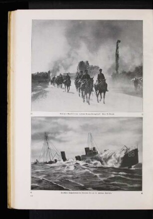 Deutsches Torpedoboot bei schwerer See an der jütischen Westküste.