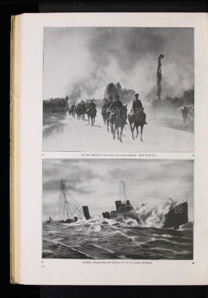 Deutsches Torpedoboot bei schwerer See an der jütischen Westküste.